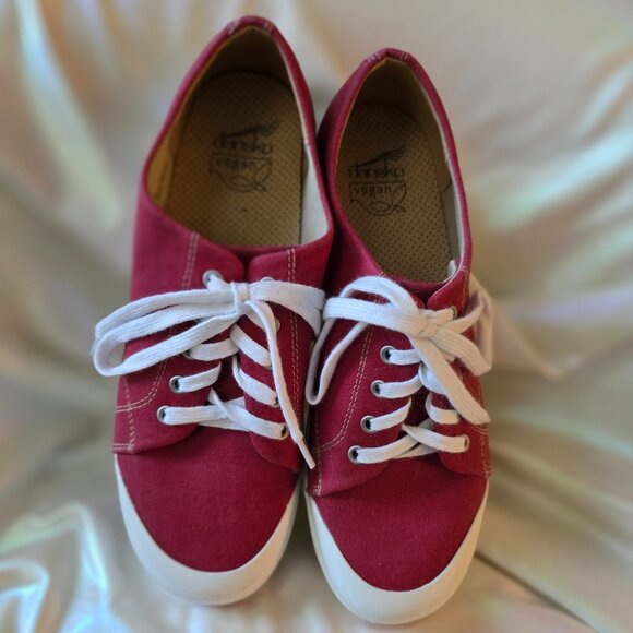 Dansko Veda Sneakers - Size 41 (US 10.5) EUC - Red and White shoes - Picture 6 of 10